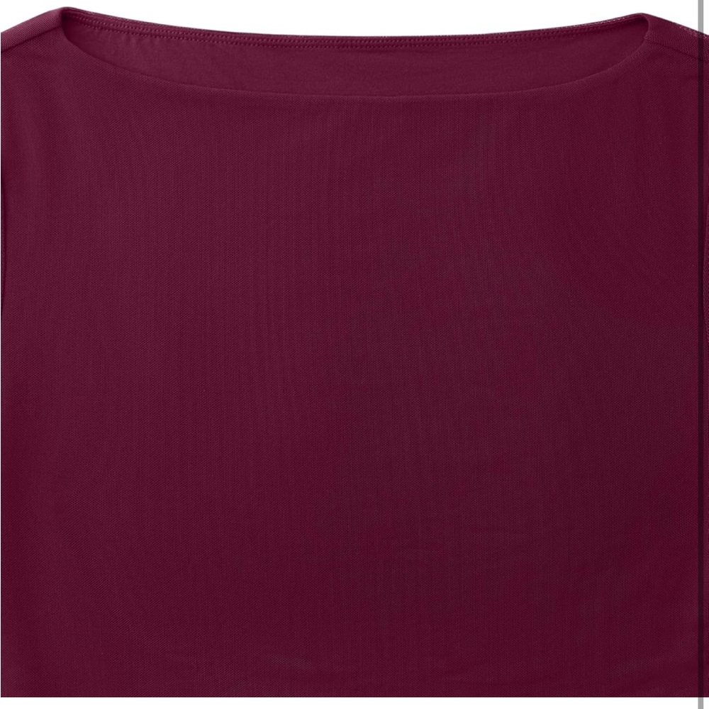 ReoRia Elegant Long-Sleeve Plum Evening Gown - Medium - Picture 6 of 10